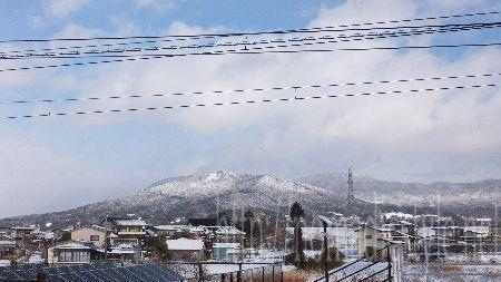 平泉駅からの眺め